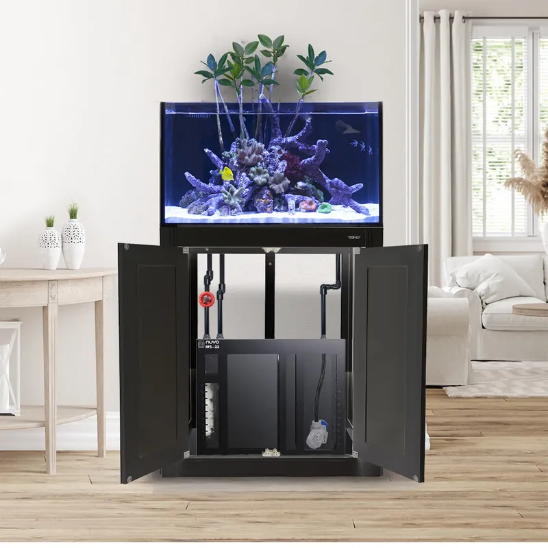 Innovative Marine EXT 50 GALLON COMPLETE REEF SYSTEM BLACK