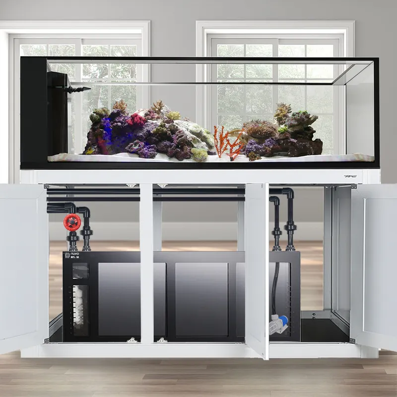 Innovative Marine INT 200 PENINSULA AQUARIUM COMPLETE REEF SYSTEM WHITE (MADE TO ORDER)
