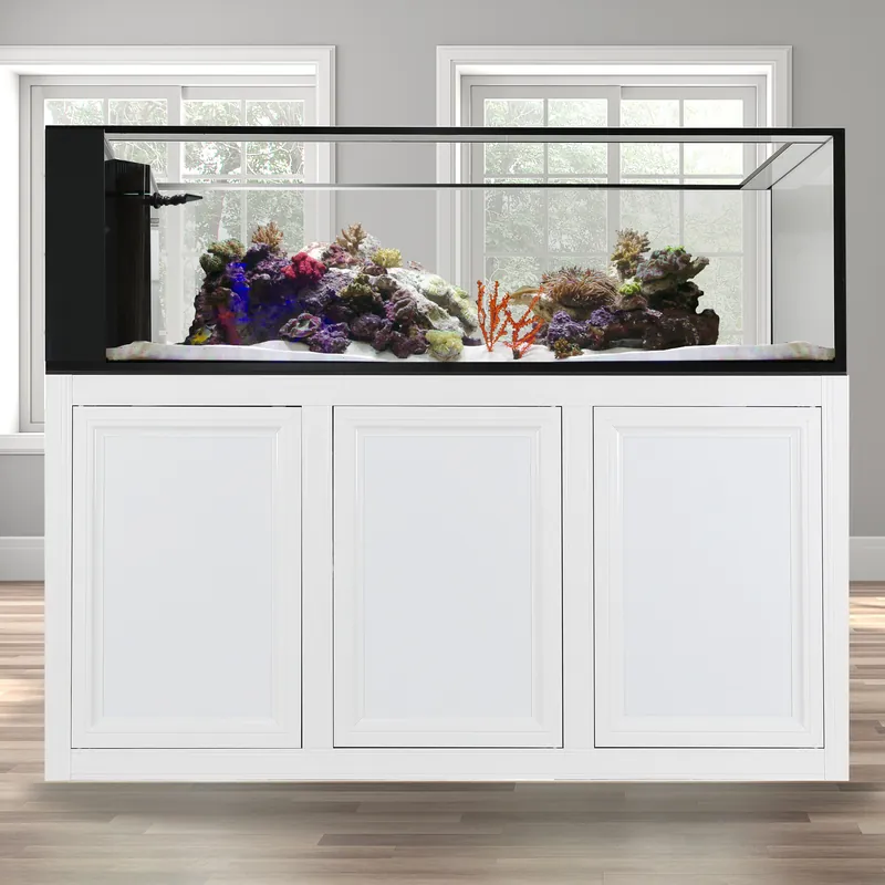 Innovative Marine INT 200 PENINSULA AQUARIUM W/ APS STAND WHITE (MADE TO ORDER)