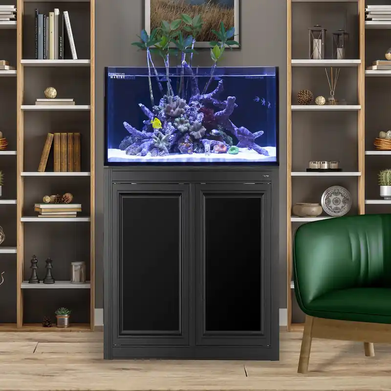 Innovative Marine NUVO FUSION LAGOON 50 PRO 2 AQUARIUM W/APS STAND BLACK