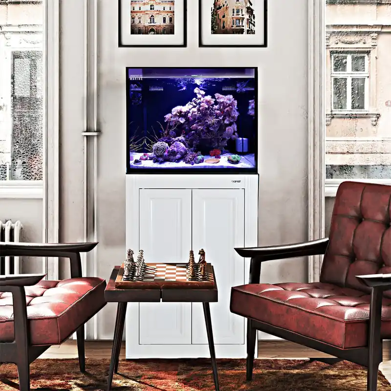 Innovative Marine IM NUVO FUSION PRO 2 - 40 AIO AQUARIUM W / APS STAND WHITE