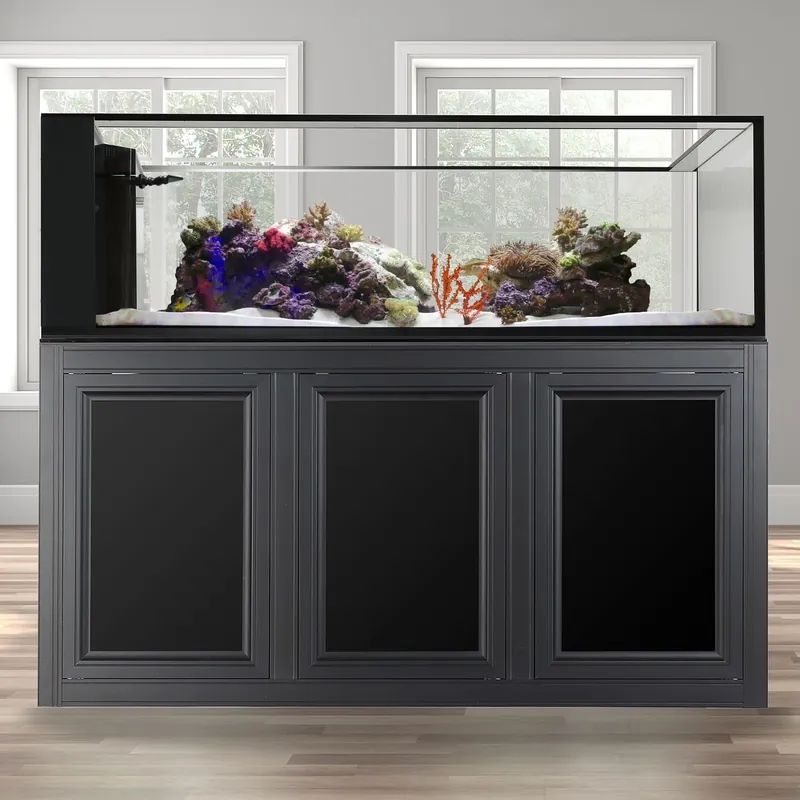 Innovative Marine IM INT 200 PENINSULA AQUARIUM W/ APS STAND BLACK (MADE TO ORDER)