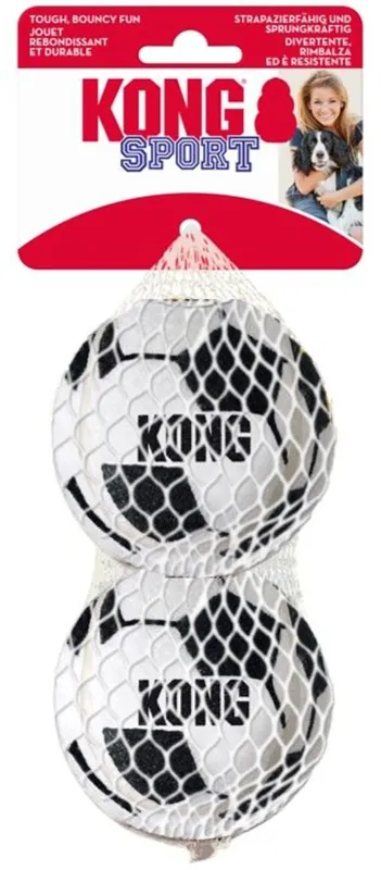 Kong LIMITED EDITION SPORTS BALLS BLACK / WHITE LG 2 BALLS