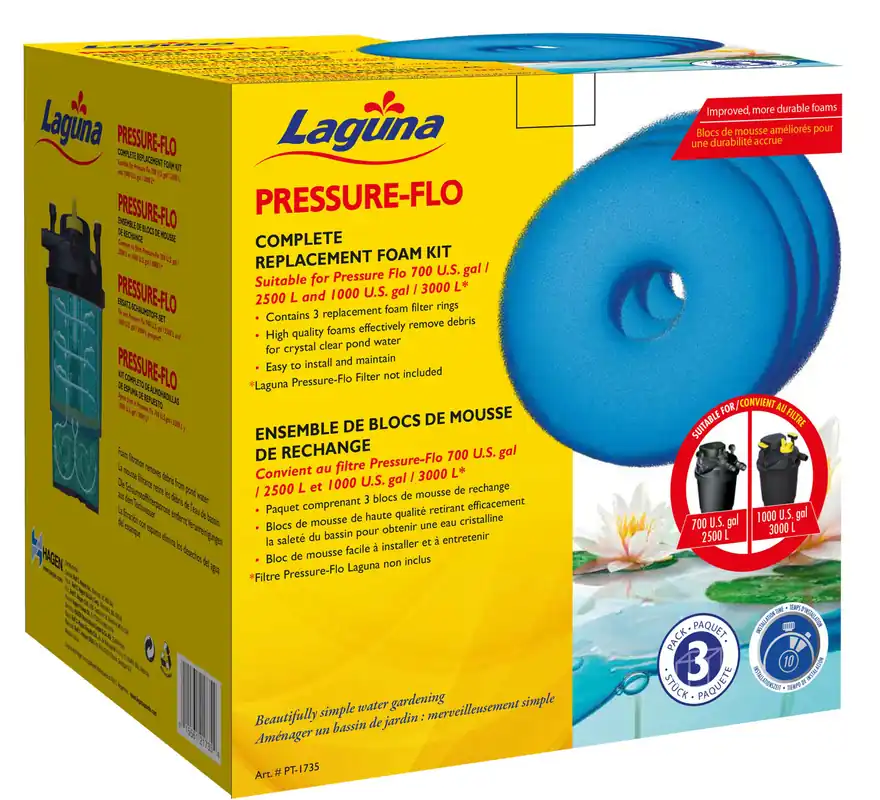 Laguna PRESSURE FLO FOAM 700 &1000 3 PACK