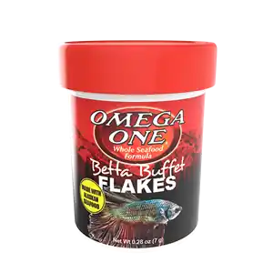 Omega One Aquatics BETTA BUFFET FLAKE 0.28 OZ