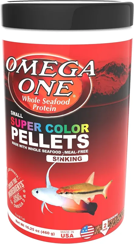 Omega One Aquatics CICHLID PELLETS COLOR 16.25 OZ