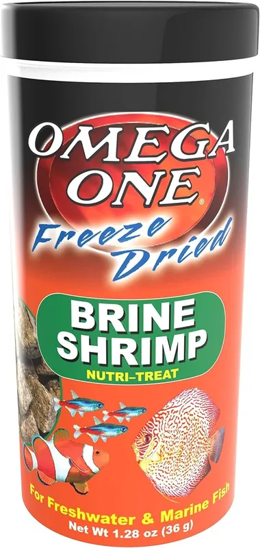 Omega One Aquatics FD BRINE SHRIMP 1.28 OZ