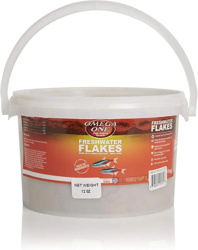 Omega One Aquatics FRESHWATER FLAKE 12OZ