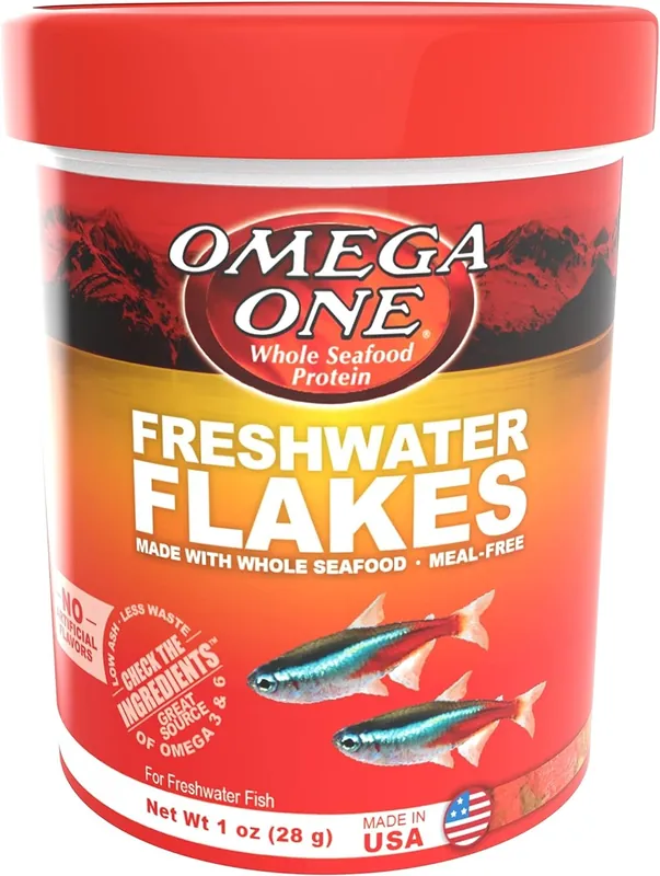 Omega One Aquatics FRESHWATER FLAKE 1OZ