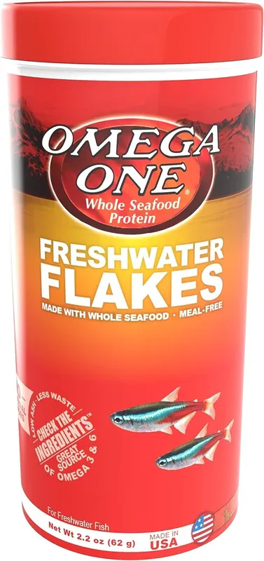 Omega One Aquatics FRESHWATER FLAKE 2.2 OZ