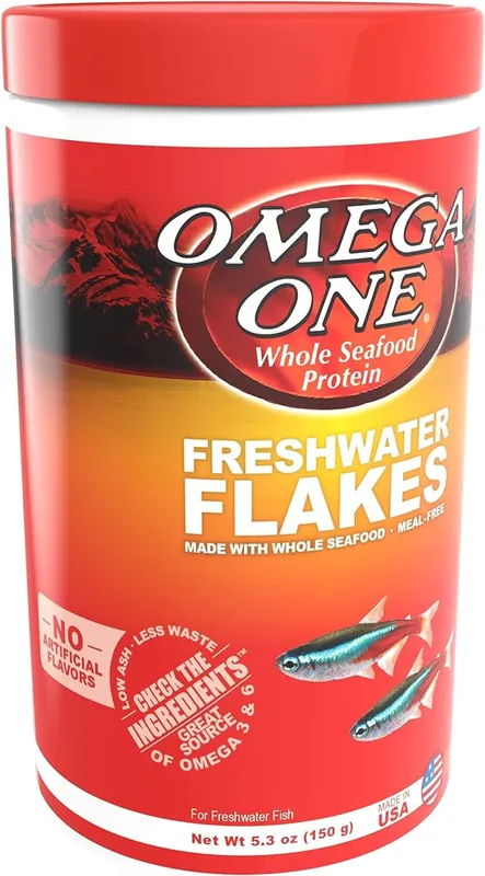 Omega One Aquatics FRESHWATER FLAKE 5.3 OZ