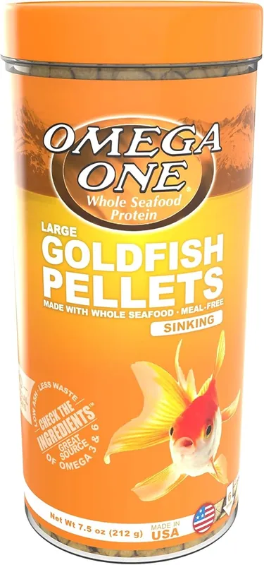 Omega One Aquatics GOLDFISH PELLET L 7.5 OZ