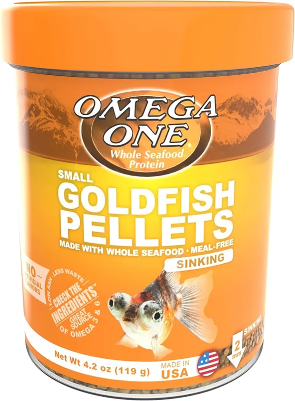 Omega One Aquatics GOLDFISH PELLET S 4.2 OZ