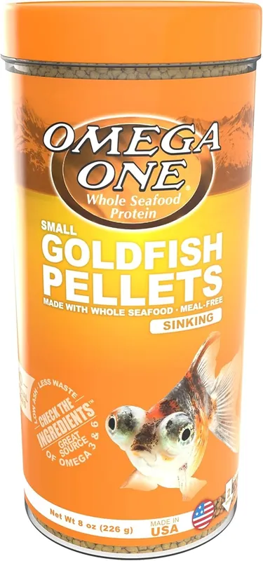 Omega One Aquatics GOLDFISH PELLET S 8 OZ
