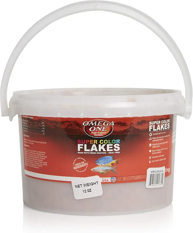 Omega One Aquatics SUPER COLOR FLAKE 12OZ