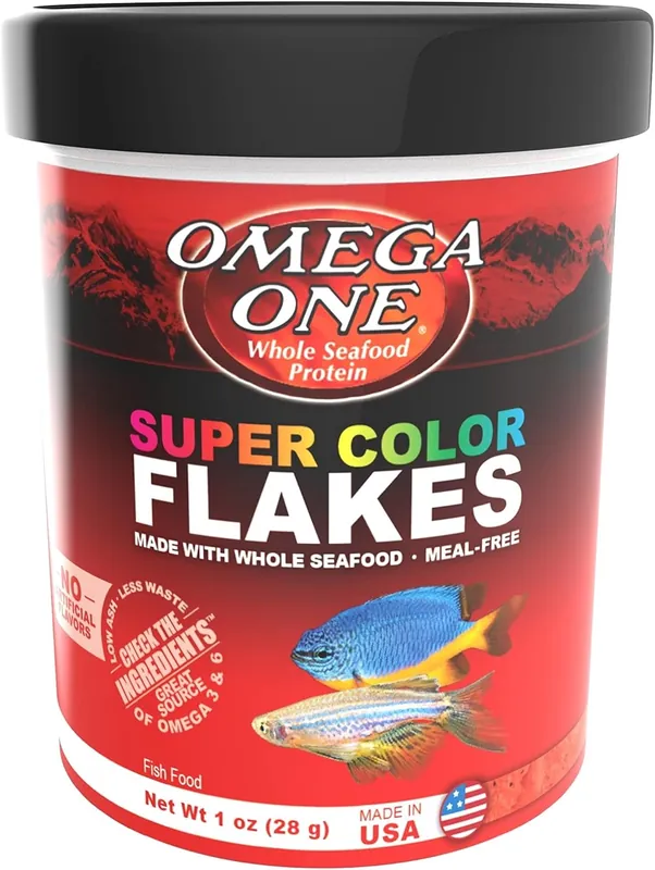 Omega One Aquatics SUPER COLOR FLAKES 1 OZ