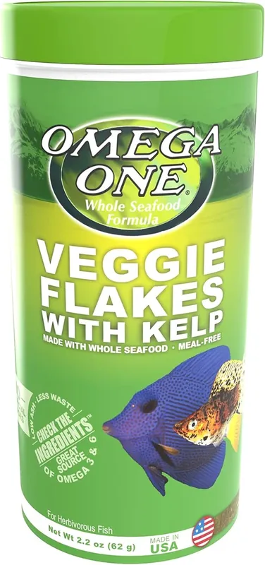 Omega One Aquatics SUPER VEGGIE FLAKES 2.2 OZ