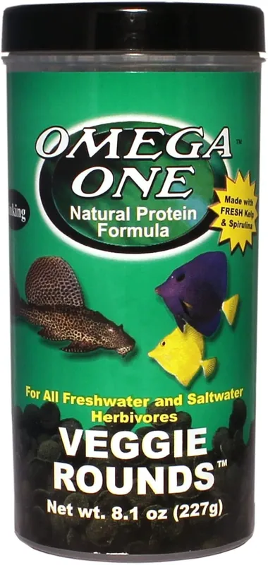 Omega One Aquatics VEGGIE ROUNDS 8.1 OZ