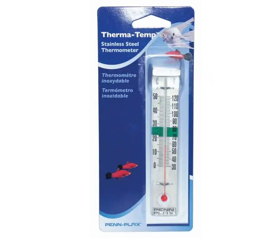 Penn Plax THERMOMETER STAINLESS STEEL