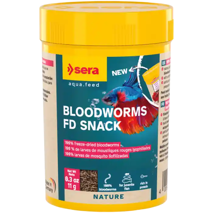 Sera FD BLOODWORMS SNACK 11 G