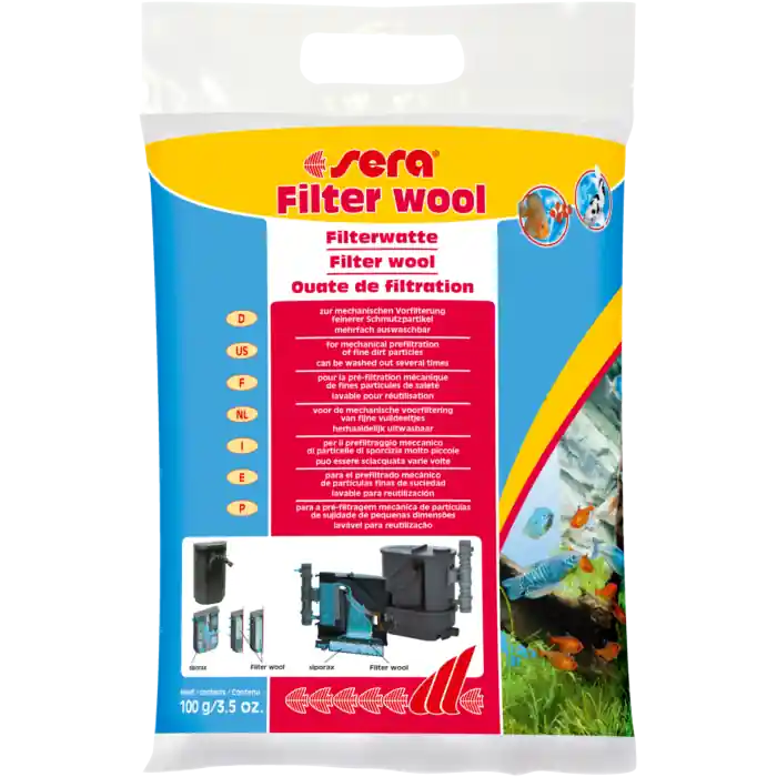 Sera FILTER WOOL 100 G 3.5 OZ