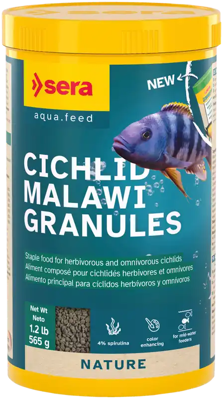 Sera CICHLID MALAWI GRANULES 1.2 LB