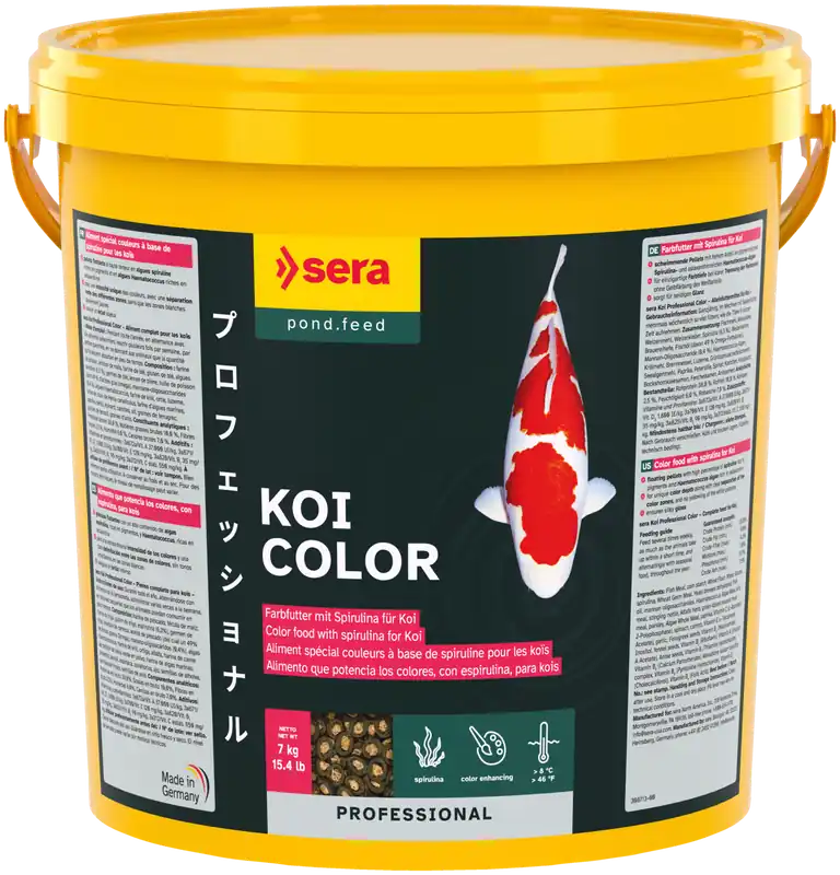 Sera KOI PROFFESIONAL SPIRULINA COLOR 7 KG