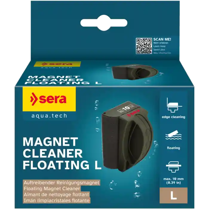 Sera MAGNET CLEANER FLOATING L 10 MM GLASS