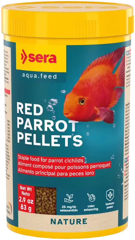 Sera RED PARROT PELLETS 2.9 OZ