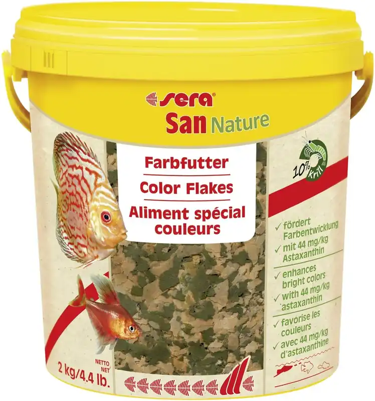 Sera SAN NATURE COLOR FLAKE 4.4 LB