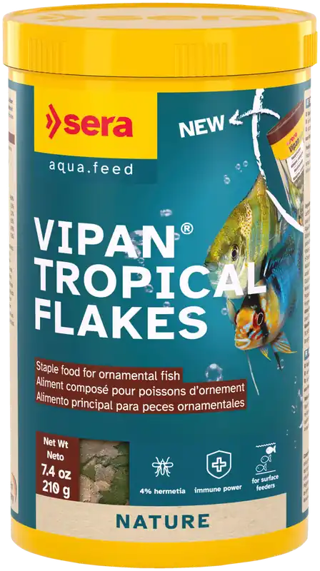 Sera VIPAN TROPICAL FLAKES 7.4 OZ 210 G