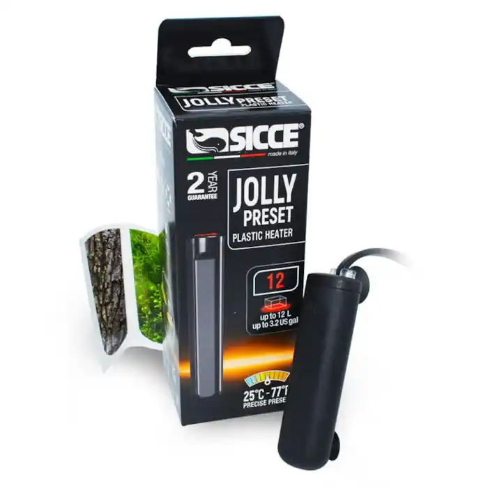 Sicce JOLLY PRESET SUBMERSIBLE PLASTIC HEATER 12 WATT