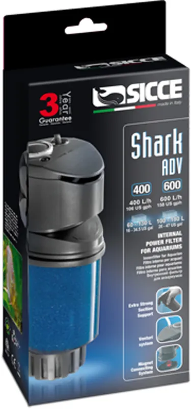 Sicce SHARK ADV 400 INTERNAL FILTER 106 GPH