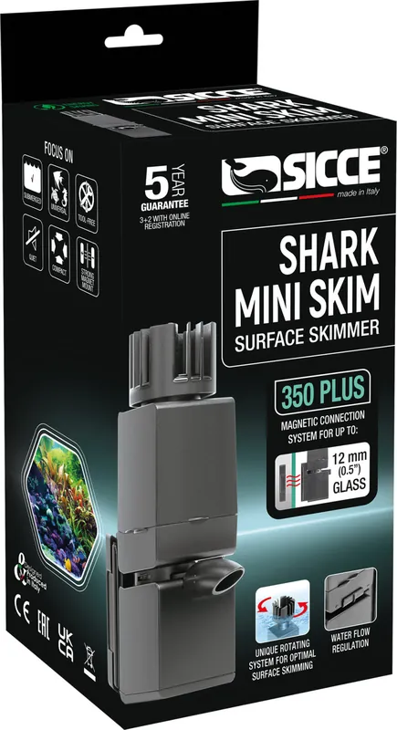 Sicce SHARK MINI SKIM SURFACE SKIMMER 350 PLUS