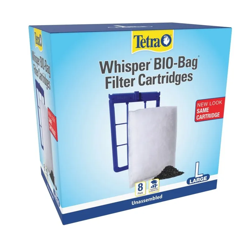Tetra BIO-BAG CARTRIDGE UNASSEMBLED LG 8 PK