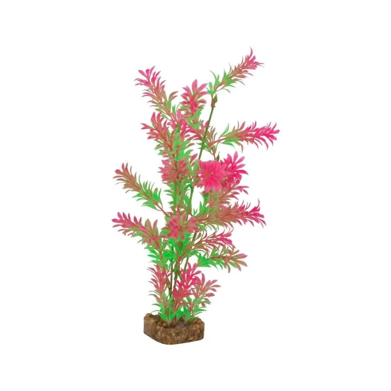 GloFish GLOFISH PLANT GREEN/PINK LG