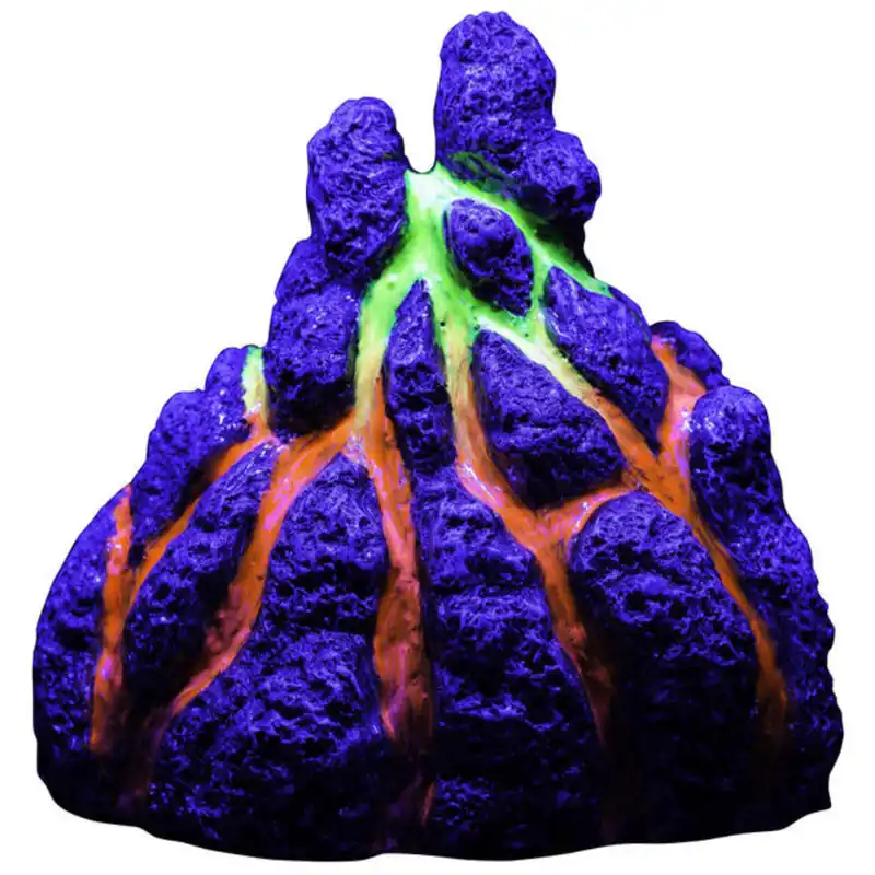 GloFish GLOFISH VOLCANO ORNAMENT