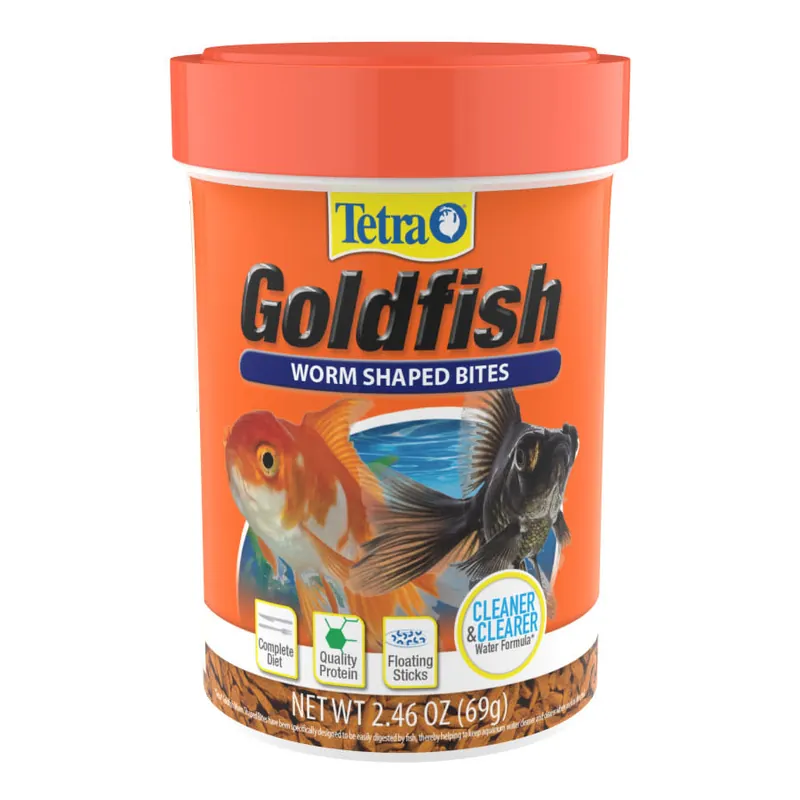Tetra GOLDFISH WORM SHAPED BITES 2.46OZ
