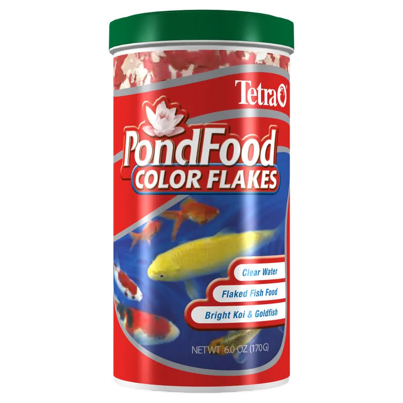 Tetra Pond KOI COLOR FLAKED FOOD 6 OZ