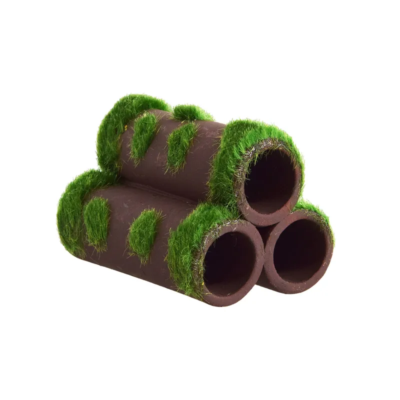 Underwater Treasures CERAMIC MOSSY PIPES 3"