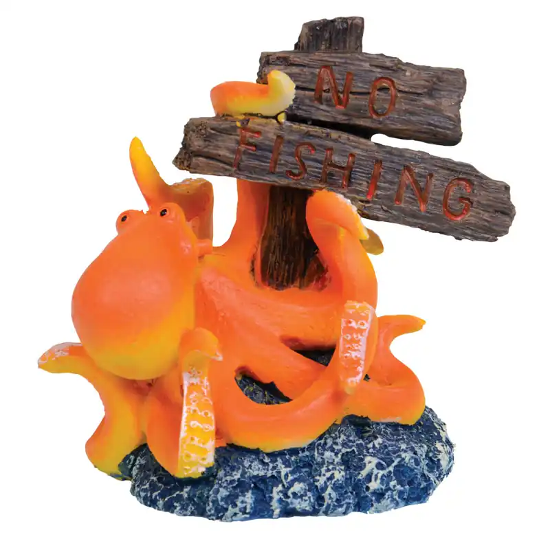Underwater Treasures NO FISHING OCTOPUS
