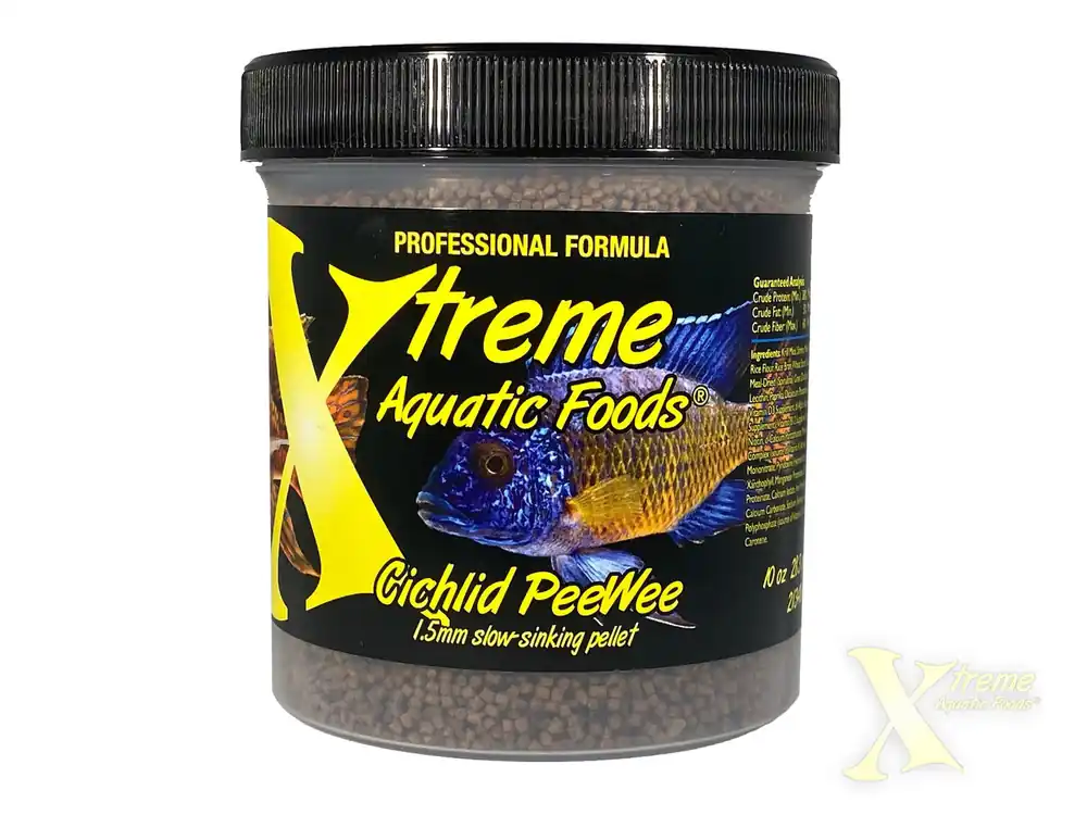 Xtreme Aquatics Food CICHLID PEEWEE 1.5 MM 5 OZ