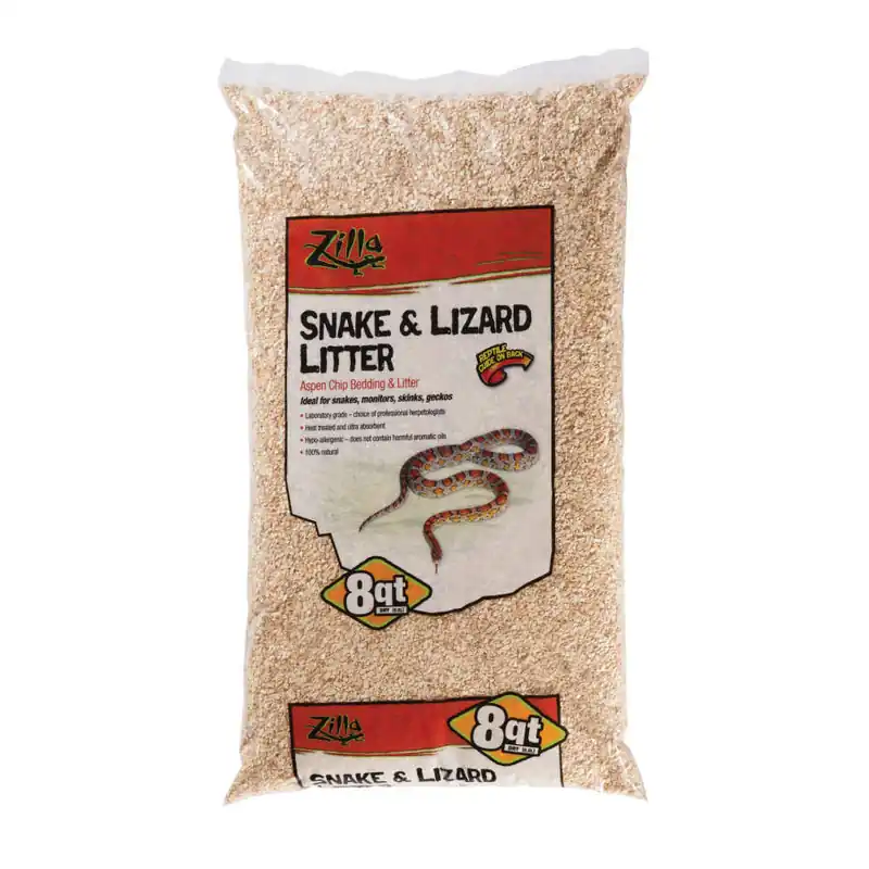 Zilla BEEDING SNAKE LIZARD LITTER 8 QT
