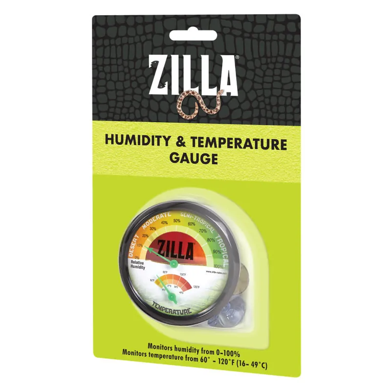 Zilla HUMIDITY & TEMPERATURE GAUGE