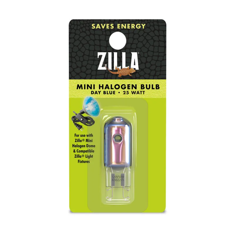 Zilla MINI HALOGEN BULB DAY BLUE 25 WATT