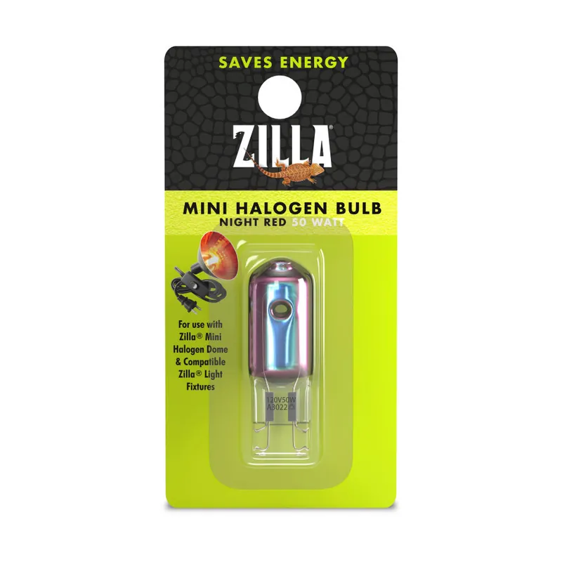 Zilla MINI HALOGEN BULB RED 50 WATT