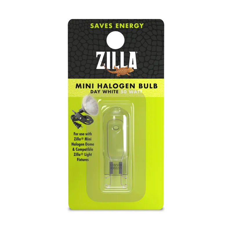 Zilla MINI HALOGEN BULB WHITE 50 WATT