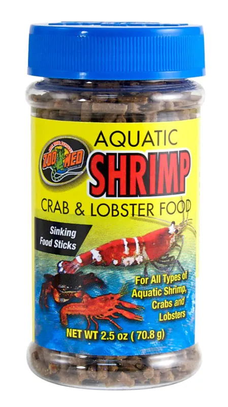 Zoo Med AQUATIC SHRIMP CRAB & LOBSTER FOOD 2.5 OZ