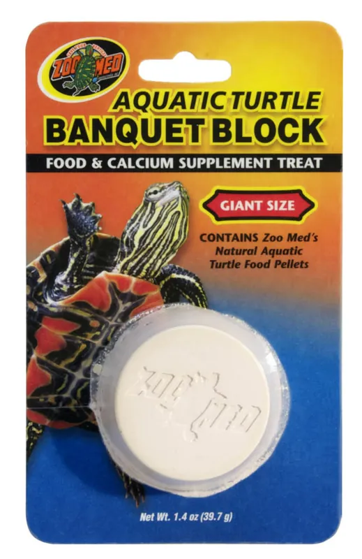Zoo Med AQUATIC TURTLE BANQUET BLOCK GIANT