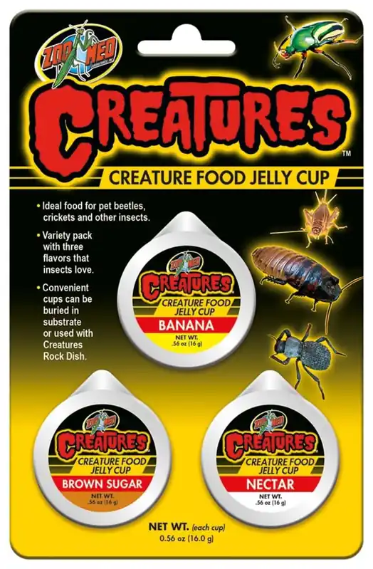 Zoo Med CREATURES FOOD JELLY CUP 3 PK